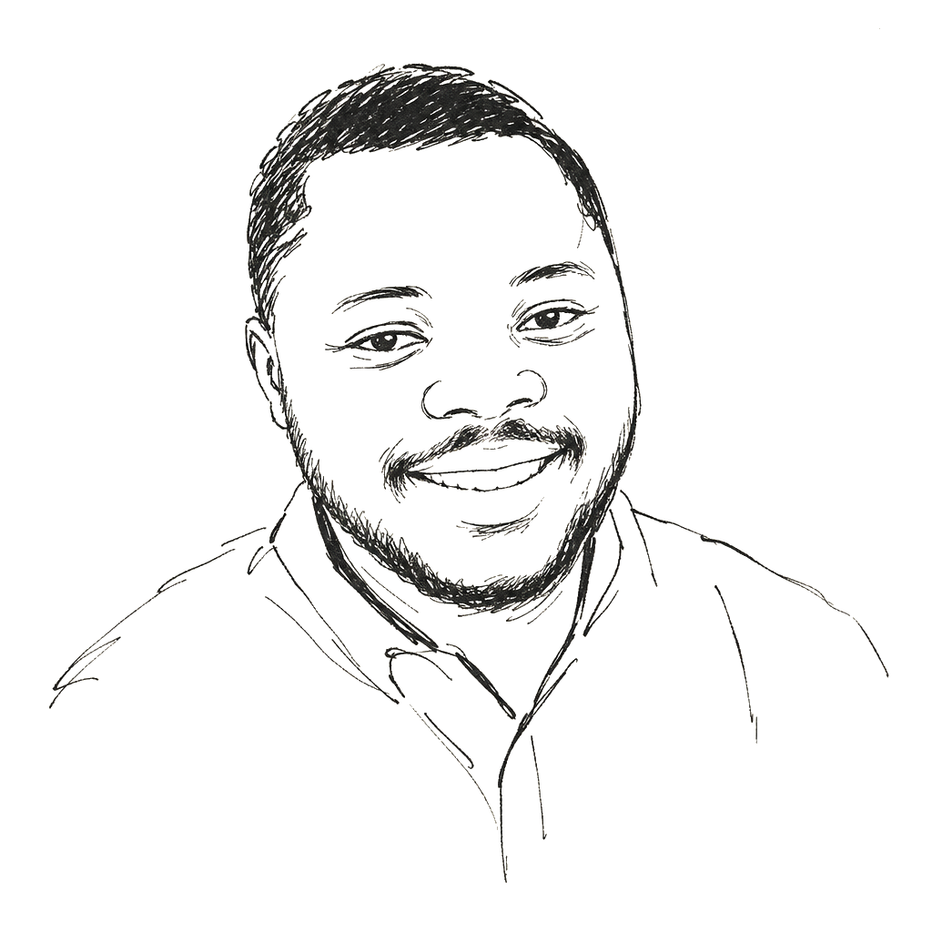 Sketch portrait of Ikechi